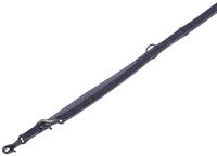 Nobby F&uuml;hrleine Linen Deluxe, schwarz/grau L: 200 cm, B: 25 mm, 1 St&uuml;ck