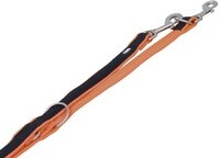 Nobby F&uuml;hrleine Mesh Preno, neon orange L: 200 cm, B: 15/20 mm, 1 St&uuml;ck