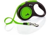 flexi&reg; NEON S Hunde Roll-Leine, 5m Gurt, schwarz/neon-gr&uuml;n | Mehr...