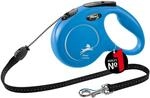flexi&reg; Classic M | 5m Seil Roll-Leine f&uuml;r Hunde bis 20 kg | Blau | ausziehbare