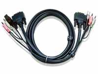 Aten 2L-7D03UI USB DVI-I Single Link KVM Kabel 3m