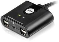 ATEN US224 USB 2.0-Peripherieger&auml;te-Switch mit 2 Ports