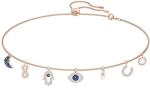 Swarovski Symbolic Halskette, mehrfarbig, Ros&eacute; vergoldet