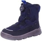 Superfit Jungen Mars Warm foret Gore-tex Schneestiefel, Schwarz Blau 0050, 34 EU