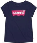 Levi's Kids ss batwing tee M&auml;dchen Peacoat / Tea Tree Pink 12 Jahre