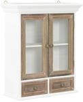 vidaXL Wandschrank Wei&szlig; 49x22x59 cm Holzwerkstoff