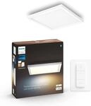 Philips Hue White Ambiance Aurelle Panelleuchte wei&szlig; inkl. Dimmschalter,...