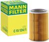 MANN-FILTER C 15 124/1 Luftfilter – Für Nutzfahrzeuge