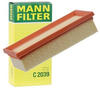 MANN-FILTER C 2039 Luftfilter – Für PKW