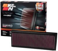 K&N 33-2181 Motorluftfilter: Hochleistung, Pr&auml;mie, Abwaschbar, Ersatzfilter,Erh&ouml;hte