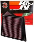 K&N 33-2955 Motorluftfilter: Hochleistung, Pr&auml;mie, Abwaschbar, Ersatzfilter,