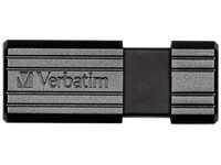Verbatim 49062 - 8GB Store 'n' Go PinStripe USB Drive - (Black)