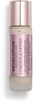 Makeup Revolution, Conceal & Define Grundierung, F4, 23ml