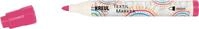 KREUL 90763 - Textil Marker medium, pink, mit gro&szlig;er unempfindlicher Faserspitze,