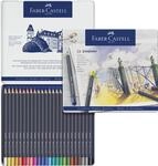 Faber-Castell - Farbstifte Set Goldfaber 24-teilig, mit &Ouml;lkreidemine | Permanente