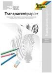 folia 8050/25 - Transparentpapier Block, DIN A3, 80 g/qm, 25 Blatt, wei&szlig;