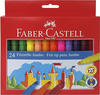 Faber-Castell 554324 - Jumbo Filzstifte, 24er Kartonetui