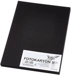 folia 614/50 90 - Fotokarton DIN A4, 300 g/qm, 50 Blatt, schwarz - zum Basteln und