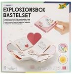 folia 11610 - Bastelset Explosionsbox Romance, originelle Geschenkbox mit
