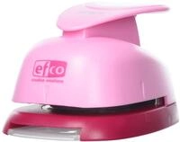 efco 1793010 Stanzer L, Kreis Motivstanzer, Metall, rosa, 9,5 x 6,5 x 6 cm