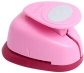 efco 1791016 Stanzer M, Oval Motivstanzer, Kern: Metall, Pink, 2.5 x 1.9 cm