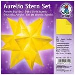 Ursus 15875515 - Faltbl&auml;tter Aurelio Stern uni, gelb, 33 Blatt, aus
