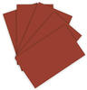 folia 614/50 74 - Fotokarton DIN A4, 300 g/qm, 50 Blatt, rotbraun - zum Basteln und
