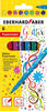 Eberhard Faber 551008 - Glitzer Filzstifte in 8 leuchtenden Farben, Minenstärke 3