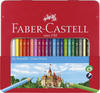 Faber-Castell 115824 - Buntstift Hexagonal, 24er Metalletui
