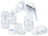 NUK Nature Sense Handmilchpumpe | Still-Set mit Handmilchpumpe, Babyflaschen & Ultra