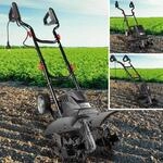 BRAST Motorhacke Gartenfr&auml;se Elektro | 1050-1800 Watt | 36-45cm Arbeitsbreite | 4
