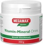 Megamax Vitamin Mineral Drink Kirsche 350 g | Multivitamin-Nahrungserg&auml;nzungsmittel
