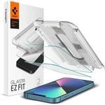 Spigen Glas.tR EZ Fit Schutzfolie kompatibel mit iPhone 13 Mini, 2 St&uuml;ck, Kratzfest,