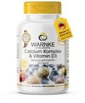 Calcium Komplex mit Vitamin D - 250 Kapseln - Calcium, Magnesium & Vitamin D3 -