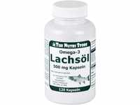 Omega-3 Lachsöl 500 mg Kapseln 120 Stk. - Zur Versorgung mit mehrfach...