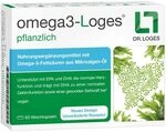 omega3-Loges pflanzlich - 60 Kapseln - Omega-3 aus Mikroalgen-&Ouml;l 