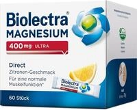 Biolectra Magnesium 400 mg Direct Sticks Zitrone, 60 St&uuml;ck: F&uuml;r eine normale