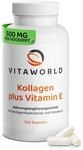 Kollagen mit Vitamin E Kapseln &ndash; Collagen Kapseln mit reinen 500mg Kollagen &...