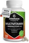 Vitamaze Multivitamin, 23 Vitamine & Mineralien, 120 Kapseln, 4 Monate |...
