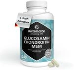 VITAL-Komplex mit Glucosamin, Chondroitin, MSM, hochdosiert, 240 Kapseln f&uuml;r 2