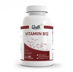 B01N3CYYEX&ndash; Health+ Vitamin B12 - 240 Kapseln, hochdosierte Vitamin Kapseln mit 500