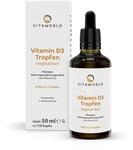 vitaworld Vitamin D3 Tropfen 1.000 I.E. 50 ml Lanolin vegetarisch, 100%...