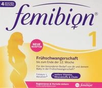 Femibion 1 Fr&uuml;hschwangerschaft, T&auml;gliches Nahrungserg&auml;nzungsmittel f&uuml;r SSW...