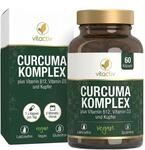 VITACTIV Curcuma Komplex - hochdosiertes Kurkuma plus Vitamine und Kupfer, hohe