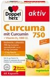 Doppelherz Curcuma 750 mit Curcumin + Vitamin D3 1000 I.E.