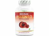 Reishi Pilz - 180 Kapseln - 1300 mg Extrakt pro Tagesdosis - 40% bioaktive