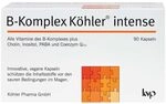 B-komplex K&ouml;hler intense Kapseln 90 stk