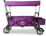 FUXLIFE Bollerwagen FX-CT500 faltbar - Purpur &bull; Kinder Transportwagen mit