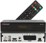 RED Opticum AX-150 Sat Receiver mit Aufnahmefunktion PVR Ready, Digital Sat-Receiver