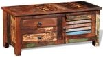 vidaXL TV-Schrank Altholz Massiv